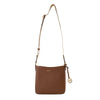 Michael Kors Brown Canvas Crossbody Bag