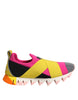 Dolce & Gabbana Multicolor Neoprene Elastic Ibiza Sneakers Shoes