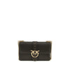 PINKO Bicolor Calf Leather Bos Taurus Τσάντα Ώμου