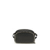 Valentino Garavani Black Calf Leather Bos Taurus Shoulder Bag