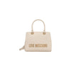 Love Moschino Γυναικεία Τσάντα Ώμου Από Πολυαιθυλένιο Μπεζ