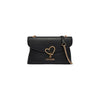 Love Moschino Μαύρη Τσάντα Χειρός από Πολυαιθυλένιο