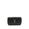 Saint Laurent Black Lamb Ovis Aries Aries Shoulder Bag
