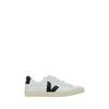 Veja White Calf Leather Bos Taurus Sneakers
