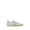 Veja White Calf Leather Bos Taurus Low Top Sneakers