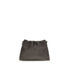Brunello Cucinelli Brown Leather Drawstring Shoulder Bag