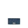 Fendi Blue Cotton Wallet