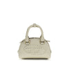 Τσάντα satchel Diesel 1DR Dome από μπεζ δέρμα