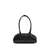 Diesel 1DR Dome Black Leather Shoulder Bag