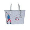 Michael Kors Jet Set Travel Girls Medium Signature Τσάντα Ώμου White MK