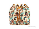 Dooney & Bourke Disney Μεσάια Τσάντα Χιαστί Bucket Moana από Βαμβάκι με Επικάλυψη