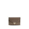 Valentino Garavani Brown Calf Leather Bos Taurus Wallet