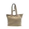 Baldinini Trend Beige Leather Women Shoulder Bag