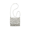 Self-Portrait Silver Polyester Shoulder Bag