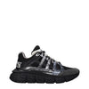 Versace Black Fabric Athletic Sneakers