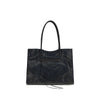 Balenciaga Black Lamb Ovis Aries Aries Shoulder Bag