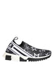 Dolce & Gabbana Μαύρα Sneakers Παπούτσια SORRENTO με Λογότυπο Αστέρια