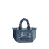 Ganni Blue Cotton Handbag