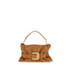 Balmain Brown Calf Leather Bos Taurus Shoulder Bag