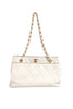 Chanel Shiny Calfskin Quilted Mini 22 White 1792563