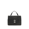Zanellato Black Calf Leather Bos Taurus Handbag