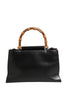 Gucci Nymphaea Bamboo Top Handle Leather Bag