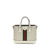 Gucci White Fabric Shoulder Bag