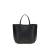 Tory Burch Black Calf Leather Bos Taurus Handbag