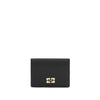 Ganni Black Recycled Polyester Wallet