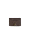 Ganni Brown Recycled Polyester Wallet