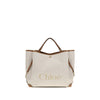 Chloé Beige Cotton Shoulder Bag