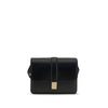 Khaite Black Calf Leather Bos Taurus Shoulder Bag