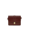 Khaite Bordeaux Calf Leather Bos Taurus Shoulder Bag
