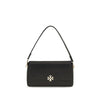 Tory Burch Black Calf Leather Bos Taurus Shoulder Bag