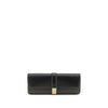 Khaite Black Calf Leather Bos Taurus Clutch Bag