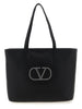 Valentino Garavani Black Calfskin Tote Bag