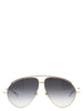 Gucci Gold Metal Sunglasses