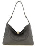 Furla Gray Calfskin Shoulder Bag
