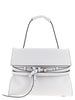 Moschino White Napa Leather / Calf Bos Taurus Shoulder Bag