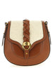 Isabel Marant Brown Calfskin Crossbody Bag