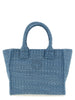 PINKO Blue Polypropylene Tote Bag