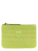 PINKO Bicolor Polypropylene Clutch Bag