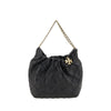 Tory Burch Black Calf Leather Bos Taurus Shoulder Bag