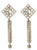 Alessandra Rich Silver Plastic Earrings