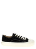 Moschino Black Cotton Low Top Sneakers