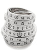 MM6 Maison Margiela Silver Brass Ring