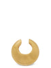 Jil Sander Gold Brass Earrings