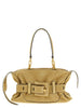 Balmain Beige Calfskin Shoulder Bag