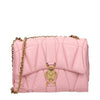 Versace Pink Leather Shoulder Bag