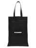 Jil Sander Black Cotton Tote Bag